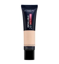 L´Oréal Paris Infaillible Matte Cover - Fondotinta Lunga Tenuta Per Effetto Opaco - Tonalità 110 Rose Vanilla 