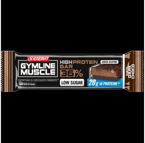 ENERVIT SpA Gymline High Protein Bar 36% Dark55g__+ 1 COUPON__