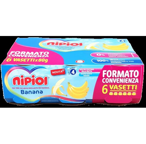 NIPIOL (HEINZ ITALIA SpA) Nipiol omogenizzato banana 6x80g