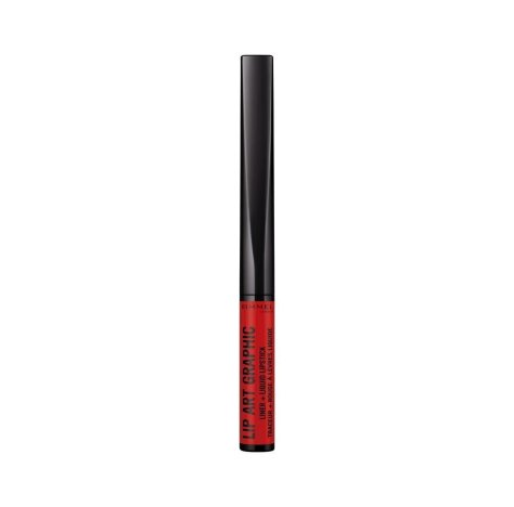 RIMMEL (div. Coty Italia Srl) Rimmel London, Rossetto Liquido Lip Art Graphic, 2 in 1, Rossetto Liquido e Contorno Labbra, 860 Riskeey, 1.8 ml   __+1 COUPON __