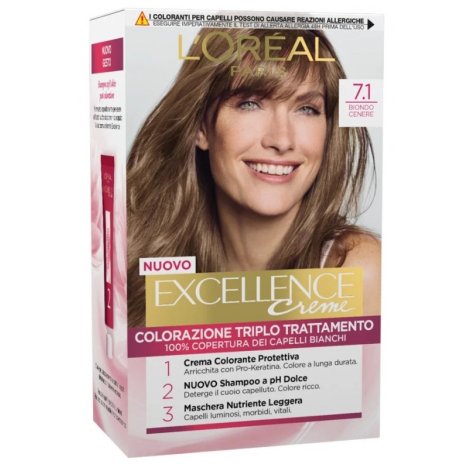 L'OREAL EXCELLENCE CREME 7,1 BIONDO CENERE