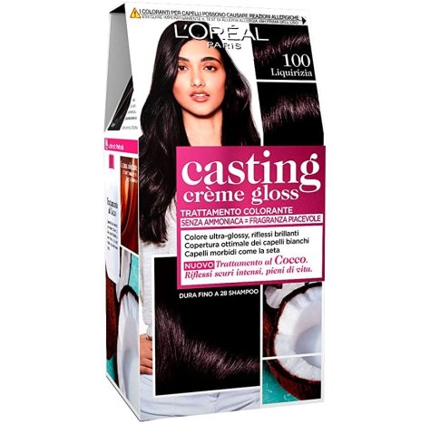 L'OREAL ITALIA SpA DIV. CPD Tinta per capelli casting creme gloss senza ammoniaca n100 liquirizia