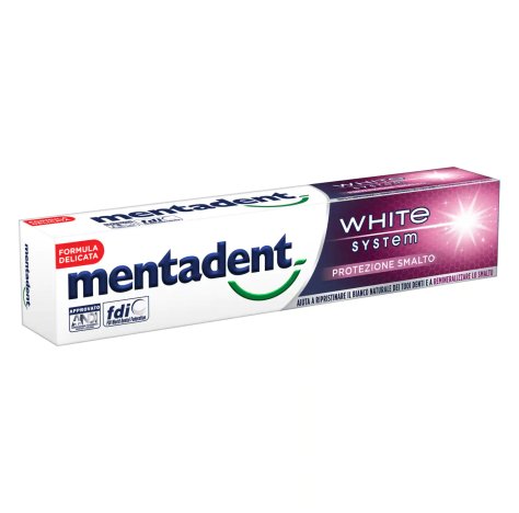 UNILEVER ITALIA Spa Mentadent dentifricio white system revitalizza smalto