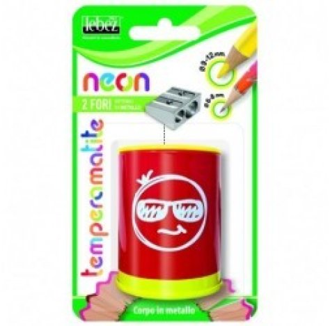 Temperino Neon 2 Fori Blister