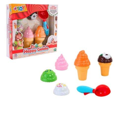 Set Gioco Coni Gelato Con Palline