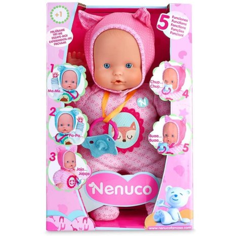 Nenuco Bambola Soft 5 Funzioni  Rosa      __ +1 COUPON __