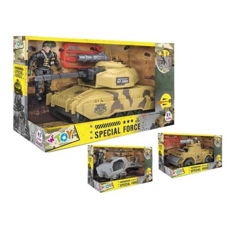 Veicolo Militare Con Accessori