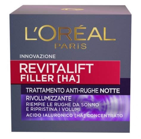 L'OREAL ITALIA SpA DIV. CPD L'Oréal Paris Revitalift Filler Crema Viso Notte Antirughe Rivolumizzante 50ml