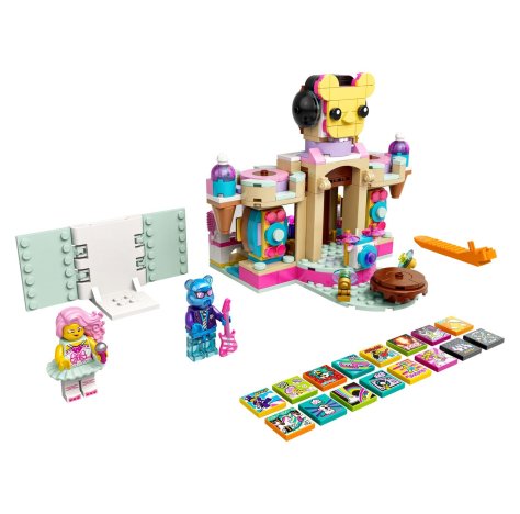 LEGO VIDIYO Candy Castle Stage BeatBox Creatore Video Musicali con 2 Minifigure, Giocattoli per Bambini, App Realtà Aumentata, 43111