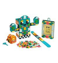 LEGO DOTS Multi Pack - Sensazioni Estive 4 in 1, Kit Creativi per Bambini con Cornice Portafoto, Braccialetto, Portachiavi e Portapenne, 41937