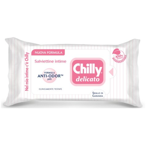 Chilly salviette intime delicate 12 pezzi Formula lenitiva 