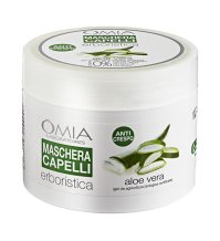 Omia Maschera Capelli 250 ml - Maschera  Ristrutturante con Aloe Vera per Capelli Secchi