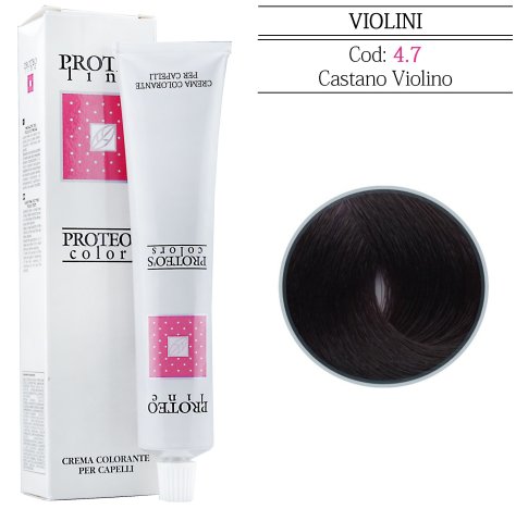 Proteo Line - Crema Colorante 4.7 Castano Violino 100ml