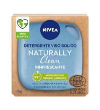 NIVEA (BEIERSDORF SpA) Nivea Naturally Clean Detergente Viso Solido Rinfrescante 75g