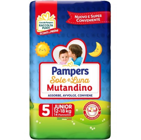 Pampers Sole&luna Mut J 14pz