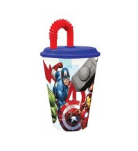 Avengers Bicchiere Con Cannuccia