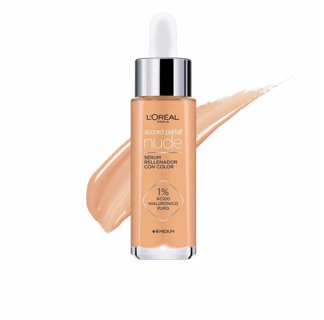 L'ORÉAL PARIS ACCORD PARFAIT NUDE - FONDOTINTA SIERO RIMPOLPANTE - Tonalità 2-3 LIGHT