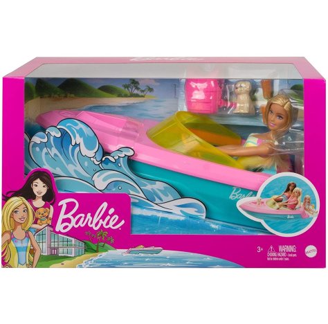 Barbie Barca Con Doll Grg30
