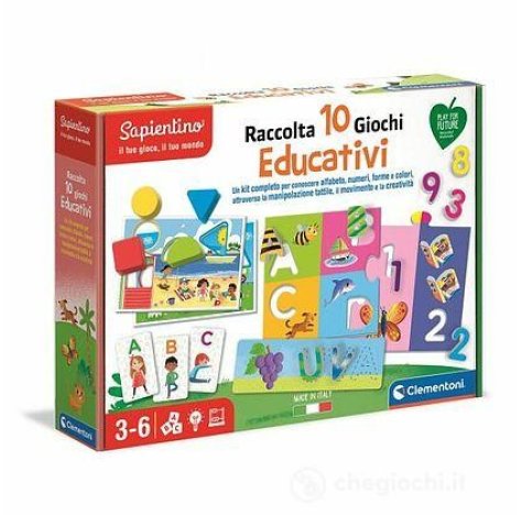 CLEMENTONI SpA Raccolta 10 Giochi Educativi