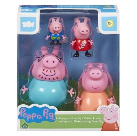 Peppa Pig Set 4 Personaggi Famiglia