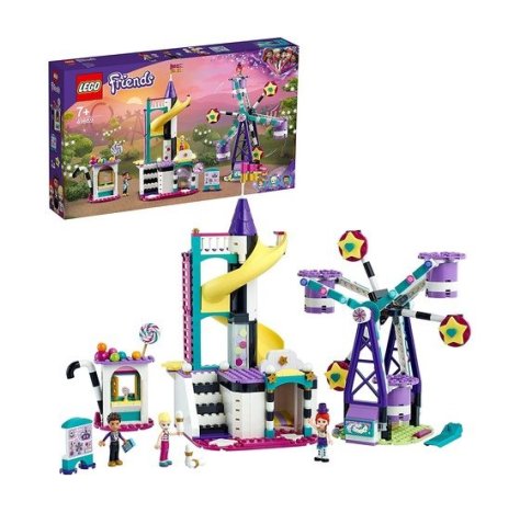 LEGO FRIENDS 41689 LA RUOTA PANORAMICA E LO SCIVOLO MAGICI ETA 7