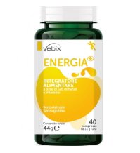 Vebix Nutrients - Energia+ Integratore di Vitamine e Minerali, 40 Compresse