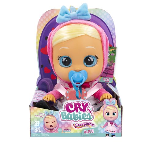 IMC TOYS CRY BABIES STORYLAND ALICE BAMBOLA INTERATTIVA