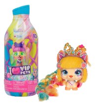 VIP PETS Color Boost | Bambola cagnolino a Sopresa da Collezionare con lunghi capelli da Acconciare (30 cm) accessori per colorare i capelli - Giocattolo per bambini dai +3