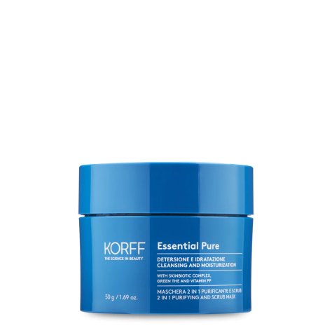 KORFF Srl KORFF ESSENTIAL MASCHERA 2 IN 1 PURIFICANTE E SCRUB