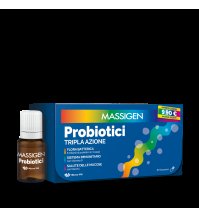 MARCO VITI FARMACEUTICI SpA Massigen Probiotici Tripla Azione 10 Capsule