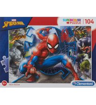 CLEMENTONI SpA Puzzle 104 pezzi spider man 