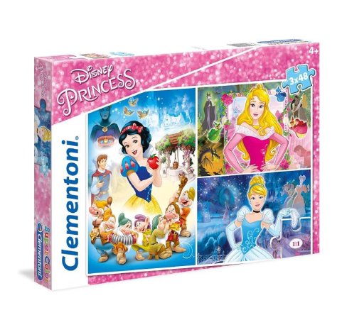 Puzzle 3x48pz Disney Princess 25211