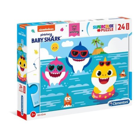 CLEMENTONI SpA Puzzle 24 pezzi maxi baby shark 