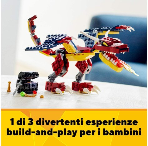 Lego 31102 Drago Del Fuoco