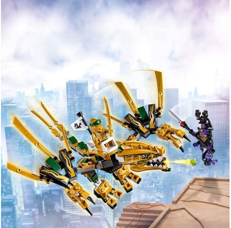 Lego 70666 Dragone Doro