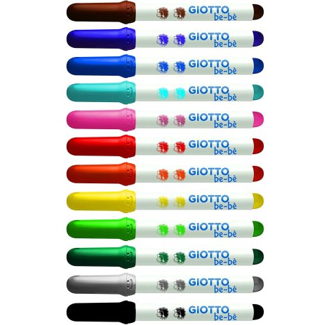 Pennarelli Giotto Bebe 12 Pezzi