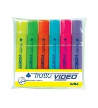 Tratto Video Colori Assortiti 6pz