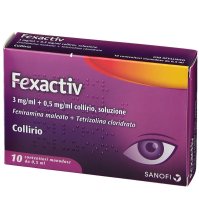 OPELLA HEALTHCARE ITALY Srl Fexactiv Collirio 10 Flaconcini Monodose da 0.5 ml