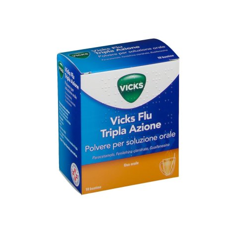 PROCTER & GAMBLE Srl Vicks flu tripla azione 10 bustine
