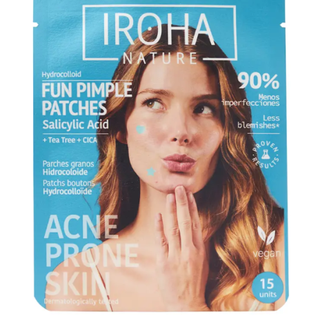 Iroha Nature Divertenti cerotti SOS GRAINS Trattamento dell’acne, dei porri e dei punti neri Iroha Nature Divertenti cerotti SOS GRAINS Trattamento dell’acne, dei porri e dei punti neri
