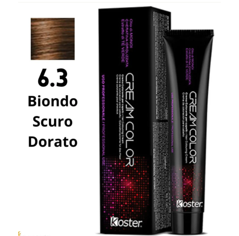 KOSTER CREAM COLOR BIONDO SCURO DORATO 6.3 -100ML