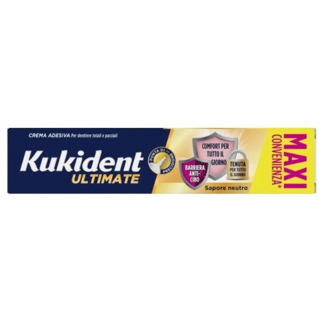 Kukident Ultimate Neutro Crema Adesiva Dentiere 40 Grammi