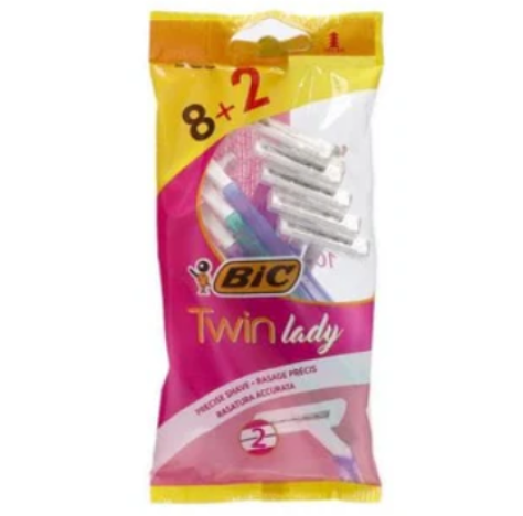Bic Twin lady Rasoio 8 pz + 2