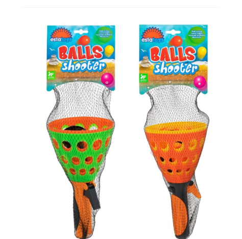 CESTO LANCIAPALLE 1 PEZZO CON PALLINA - COLORI ASSORTITI CESTO LANCIAPALLE 1 PEZZO CON PALLINA - COLORI ASSORTITI