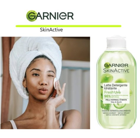 Garnier Skinactive Fresh Latte Detergente 212 g - Struccante Viso E Occhi per Pelli Normali E Miste