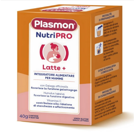 PLASMON NUTRIPRO LATTE+ 10BUST
