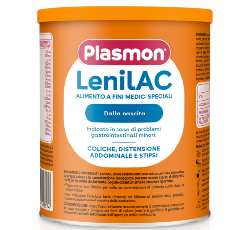 Lenilac Alimento a fini medici speciali, Latte per Lattanti in polvere 400g