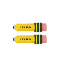 SET 2 GOMME LYRA TEMAGRAPH ERASER - FORMA MATITA