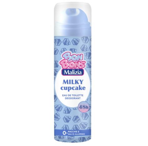 MALIZIA BON BONS DEODORANT EDT SWEET MILKY CUPCAKE SPRAY 100 ML
