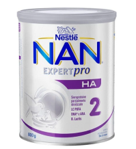 NESTLE NAN HA 2 Latte di Proseguimento in polvere Da 6 mesi Latta 800 g